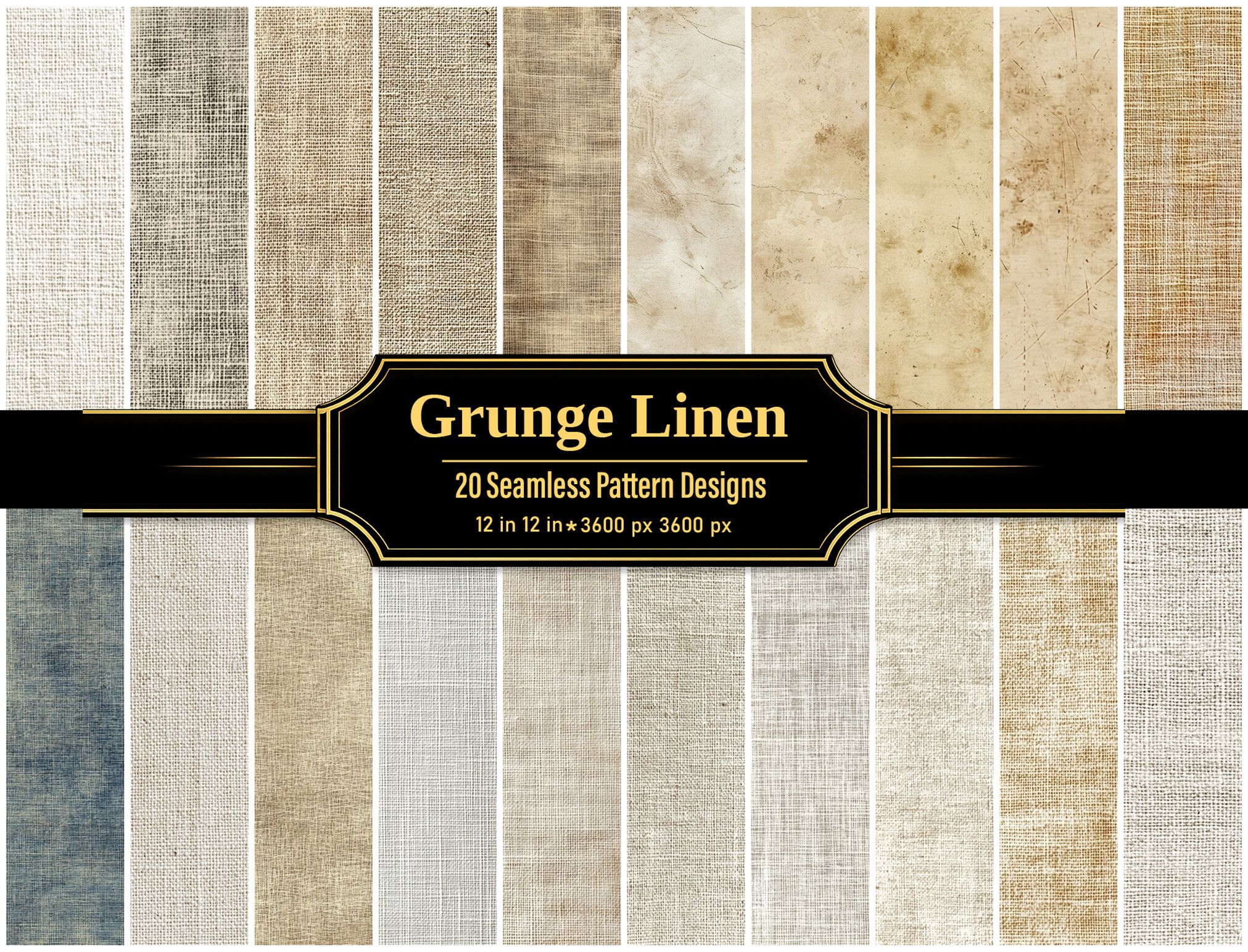 Seamless Linen Textures Collection