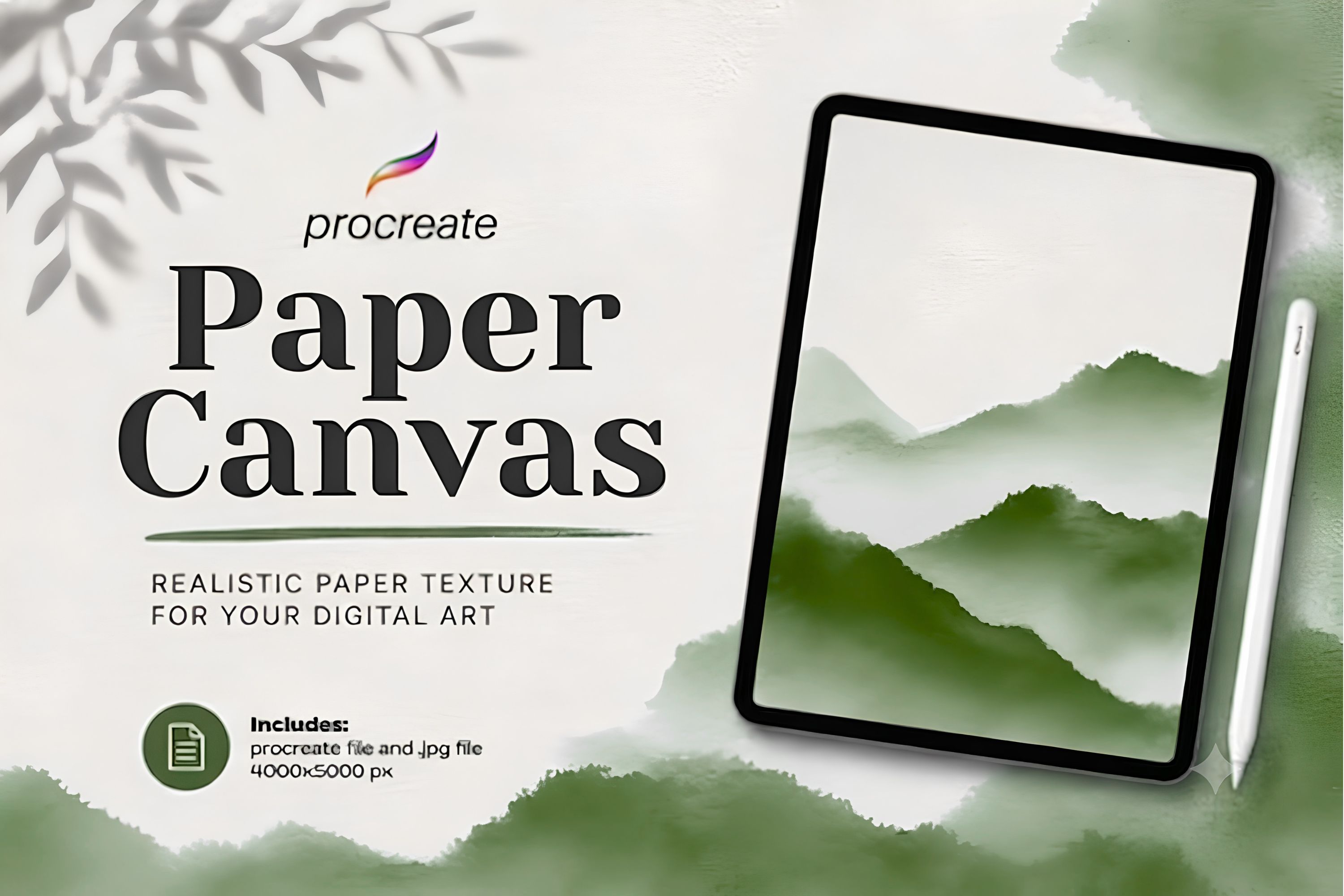 Procreate Paper Canvas Realistic Texture