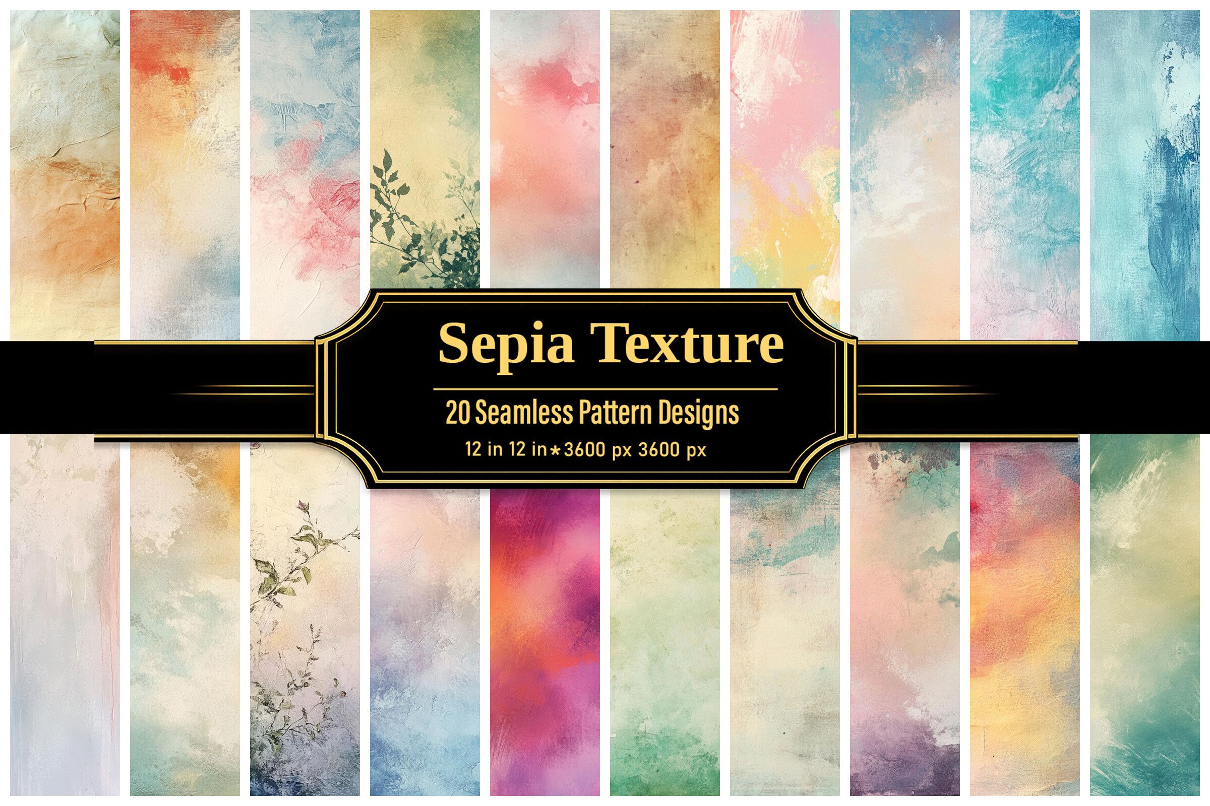 Abstract Watercolor Texture Backgrounds