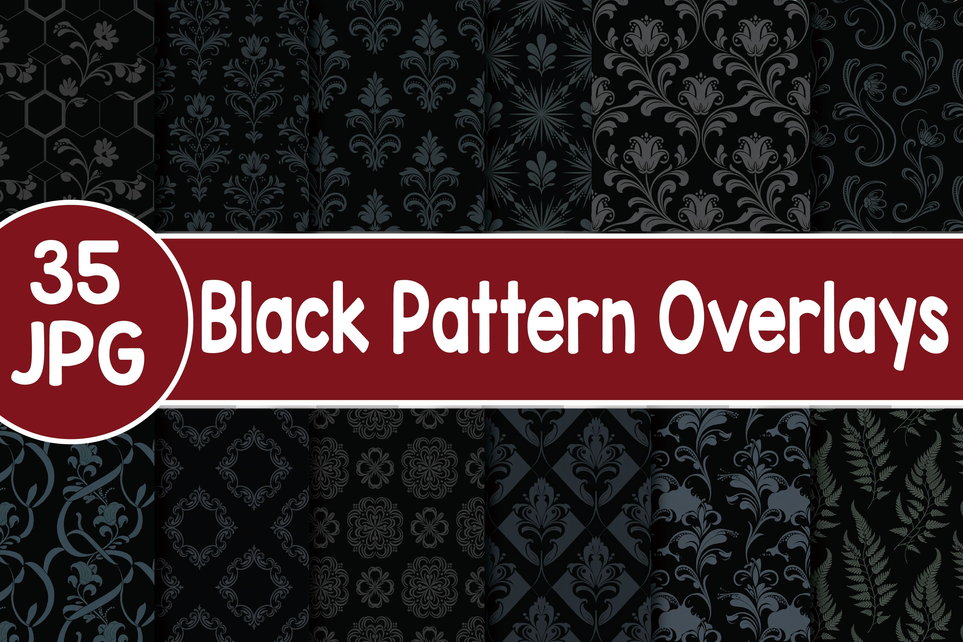 35 Black Pattern Overlay Illustration