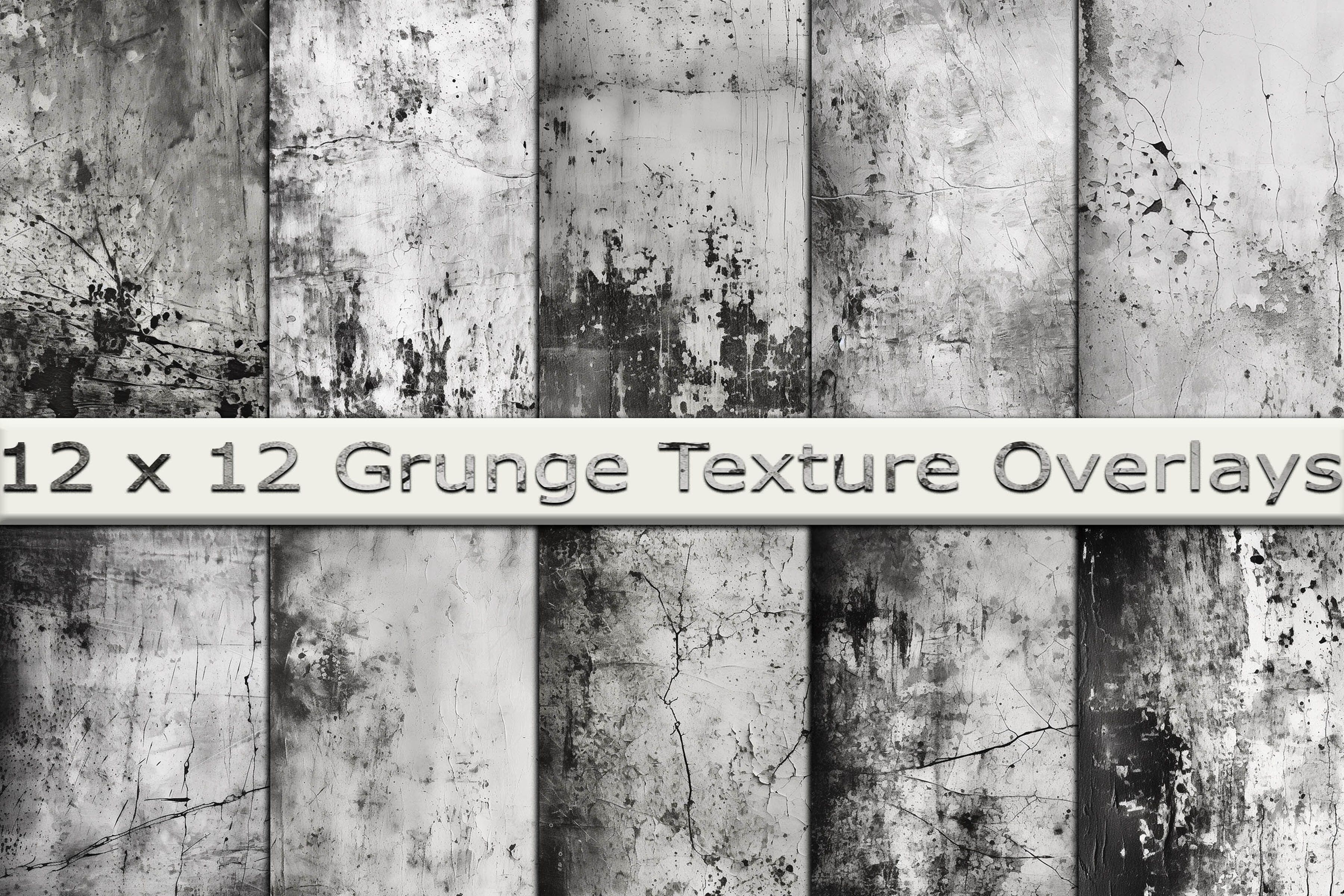 Concrete Grunge Texture Overlay